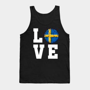 Sweden Football Tank Top